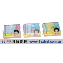 宁海县健美针织厂 -婴儿手帕加工效果图
